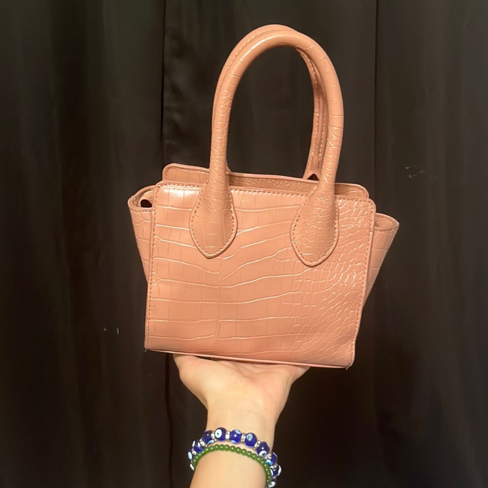 adjustable strapped Crossbody bag, snake print